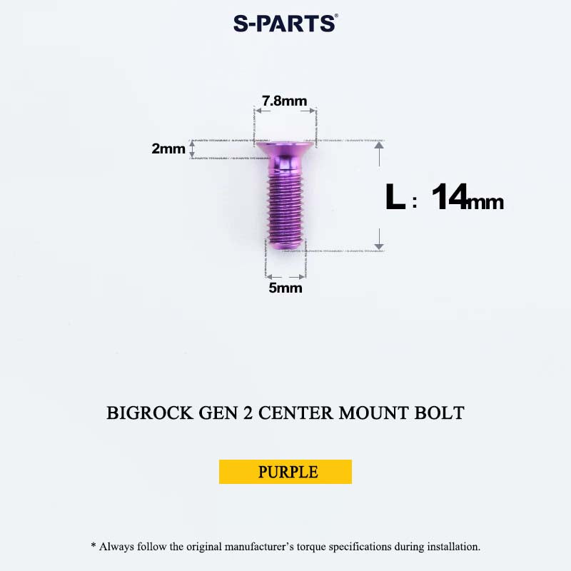 Titanium Bolt Upgrade Kit for BIGROCK Gen 2 Integrated Cockpit – 17.6g