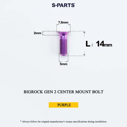 Titanium Bolt Upgrade Kit for BIGROCK Gen 2 Integrated Cockpit – 17.6g