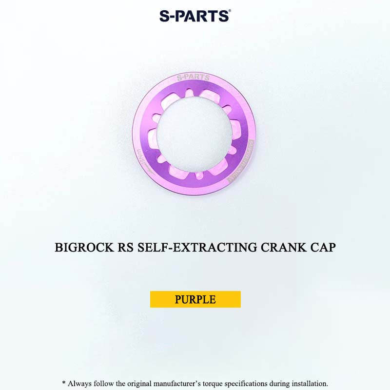 BIGROCK RS Titanium Crank Bolt & Self-Extracting Cap Kit SHIMANO TL-LR15 Compatible