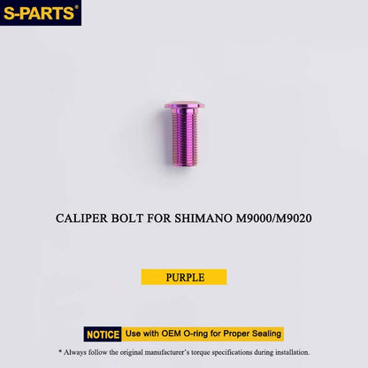 M8 × 17 Titanium Brake Caliper Body Bolts for Shimano XTR M9000 M9020