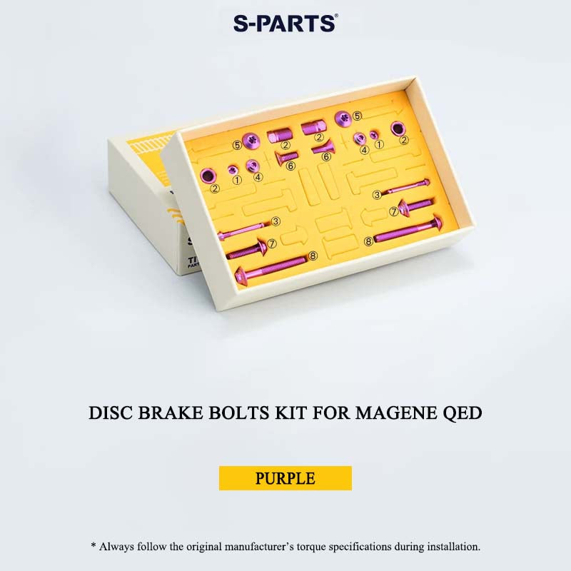 Titanium Disc Brake Bolts & Kit for MAGENE QED | Grade 5 Ti-6Al-4V