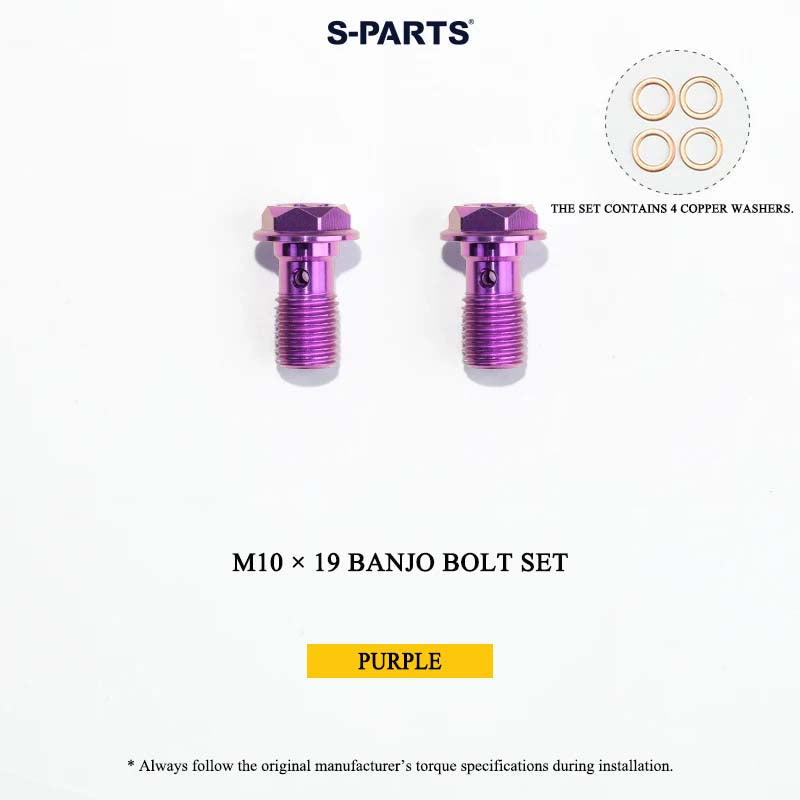 FRANDO 130S Grade 5 Titanium Master Cylinder Bolts & Accessories