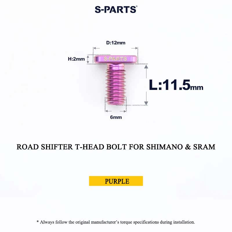 Grade 5 Titanium Shifter Clamp Bolt Kit for Shimano & SRAM Road Shifters