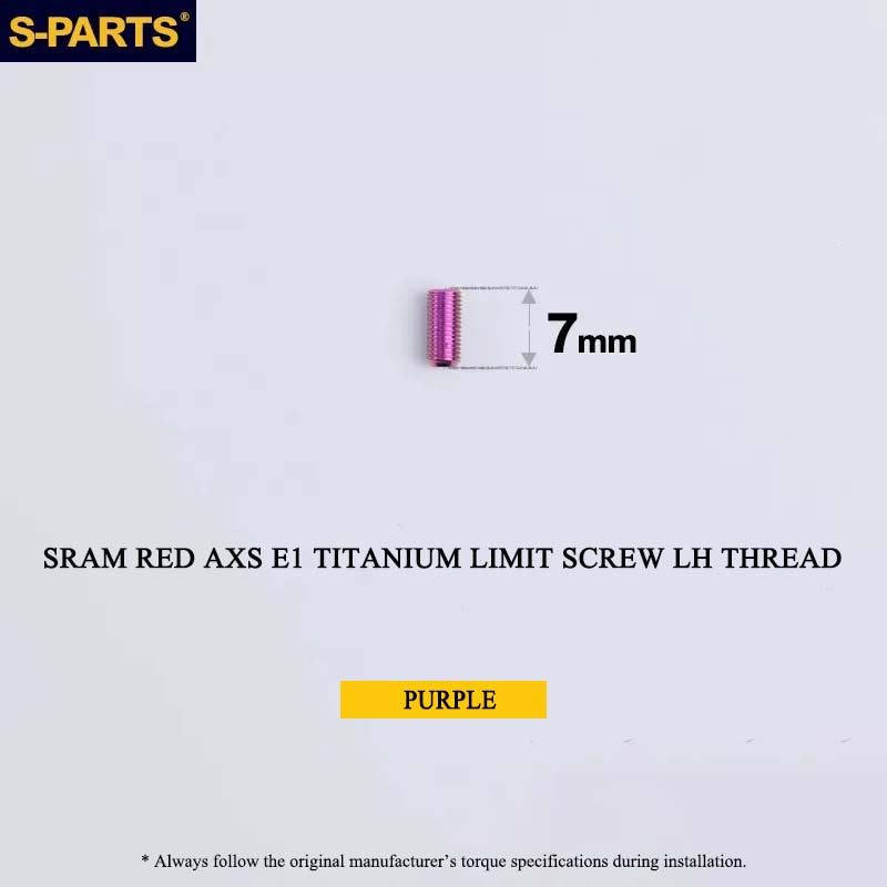 Titanium 8-Bolt Spider Bolt Kit for SRAM RED AXS E1 Crankset – M4 x 8.5mm | 8PCS