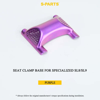 3D Printed Titanium Seat Clamp Kit & Parts for Specialized Tarmac SL8/SL9 Seesaw Seatpost