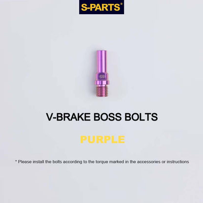 Titanium V-Brake Hardware Upgrade Kit for MTB | V-Brake Boss Bolts