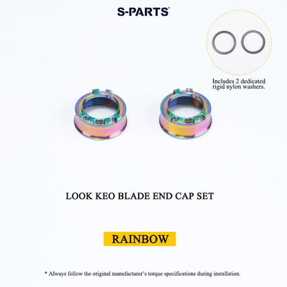 Grade 5 Titanium Pedal Spindle & Hardware for LOOK KEO BLADE Pedals