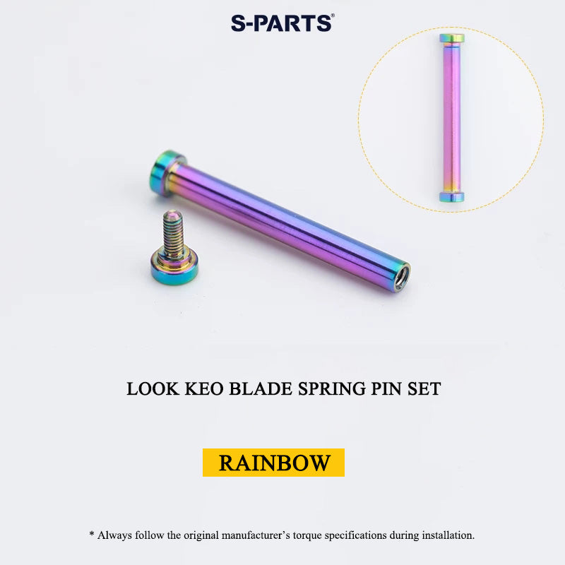 Grade 5 Titanium Pedal Spindle & Hardware for LOOK KEO BLADE Pedals