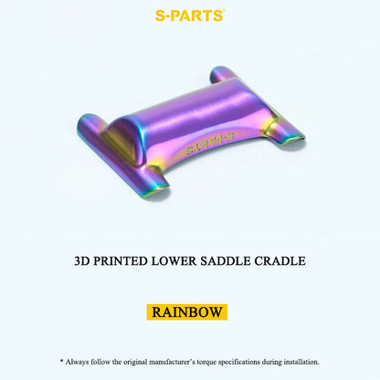 3D Printed Titanium Seatpost Saddle Clamp Kit, Two-Bolt, for Cannondale SuperSix EVO Gen 5