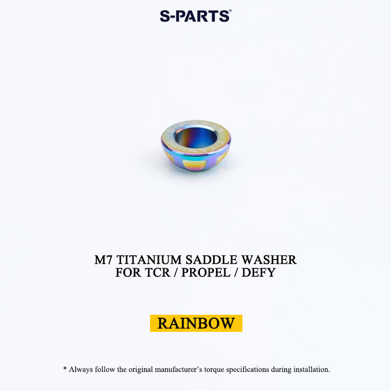 M6/M7 Grade 5 Titanium Spherical Saddle Clamp Washers for Giant TCR, Propel & Defy