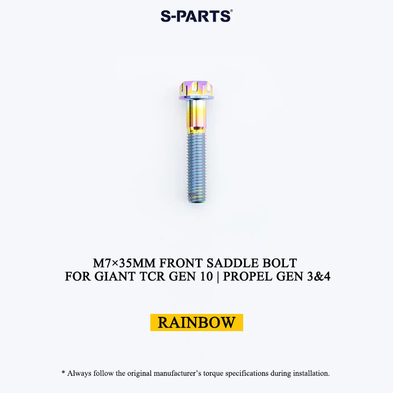 M7×35mm Titanium Front Saddle Clamp Bolt for Giant TCR Gen 10 / Propel Gen 3 & 4