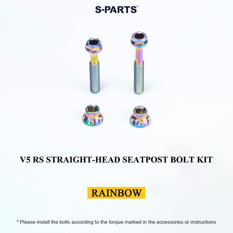 Grade 5 Titanium Seatpost Bolt Kit for COLNAGO Y1RS / V5RS – Saddle Clamp Hardware