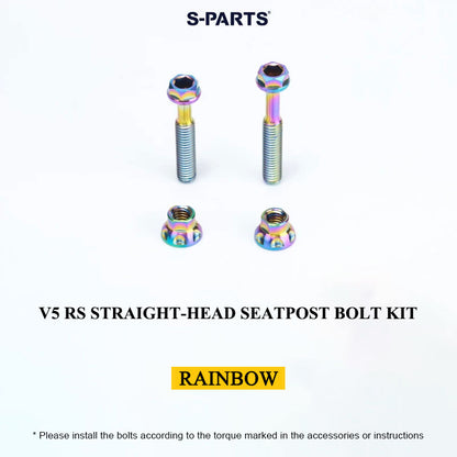 Grade 5 Titanium Seatpost Bolt Kit for COLNAGO Y1RS / V5RS – Saddle Clamp Hardware