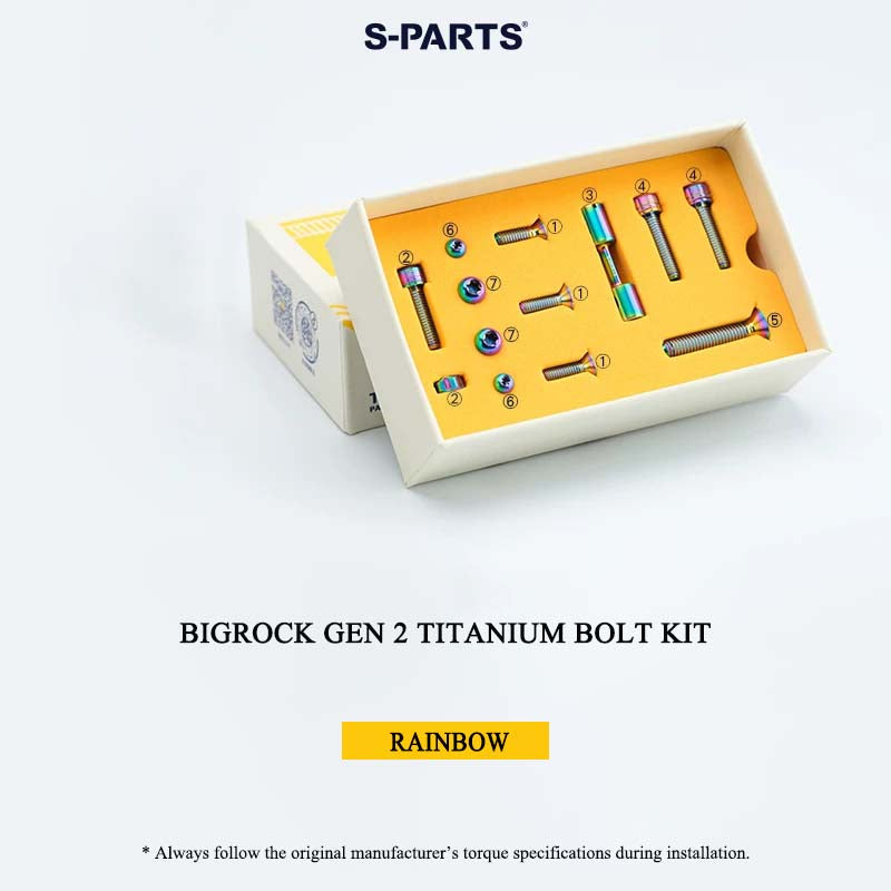 Titanium Bolt Upgrade Kit for BIGROCK Gen 2 Integrated Cockpit – 17.6g
