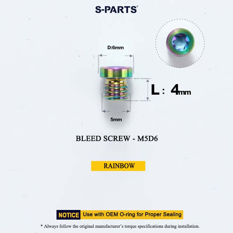 M5*4 D6 Bleed Screw for SRAM