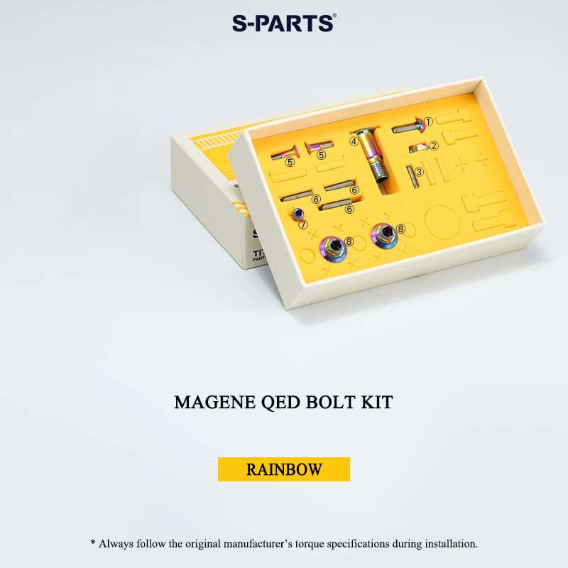 Grade 5 Titanium Bolt Kit for Magene QED Drivetrain Groupset
