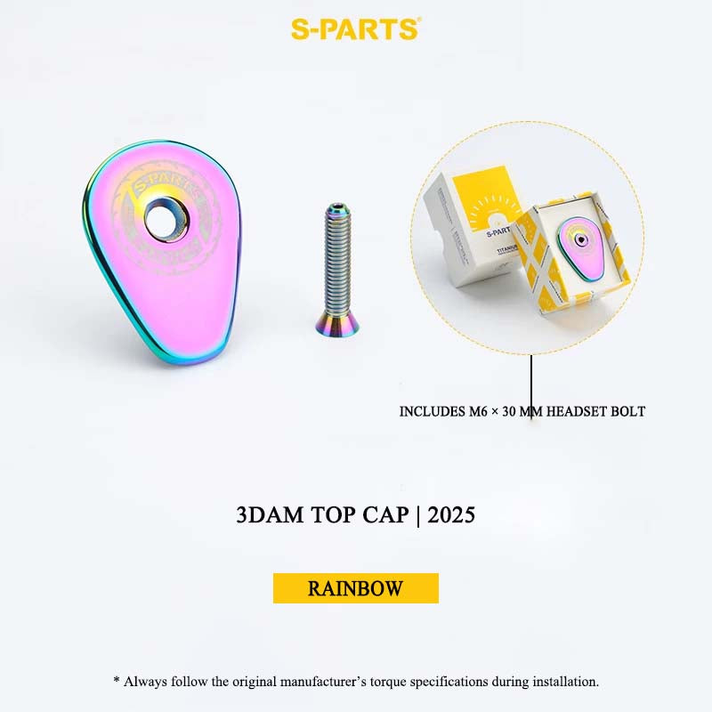 3D-Printed Grade 5 Titanium Headset Top Cap for Pinarello 3DAM | 2024 & Earlier & 2025