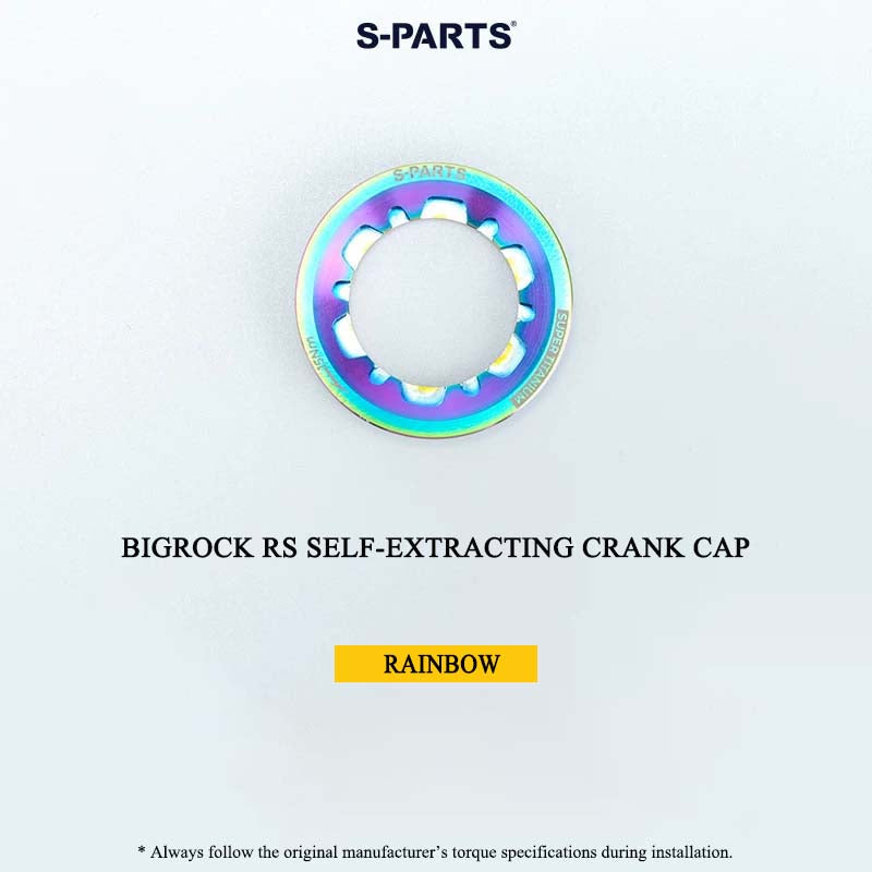BIGROCK RS Titanium Crank Bolt & Self-Extracting Cap Kit SHIMANO TL-LR15 Compatible