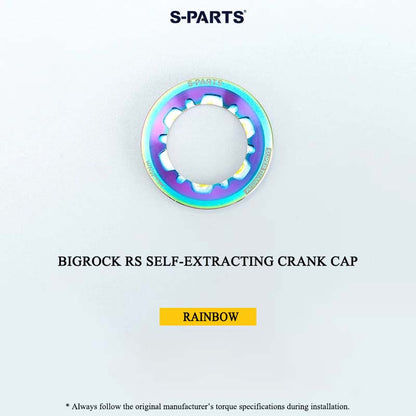 BIGROCK RS Titanium Crank Bolt & Self-Extracting Cap Kit SHIMANO TL-LR15 Compatible