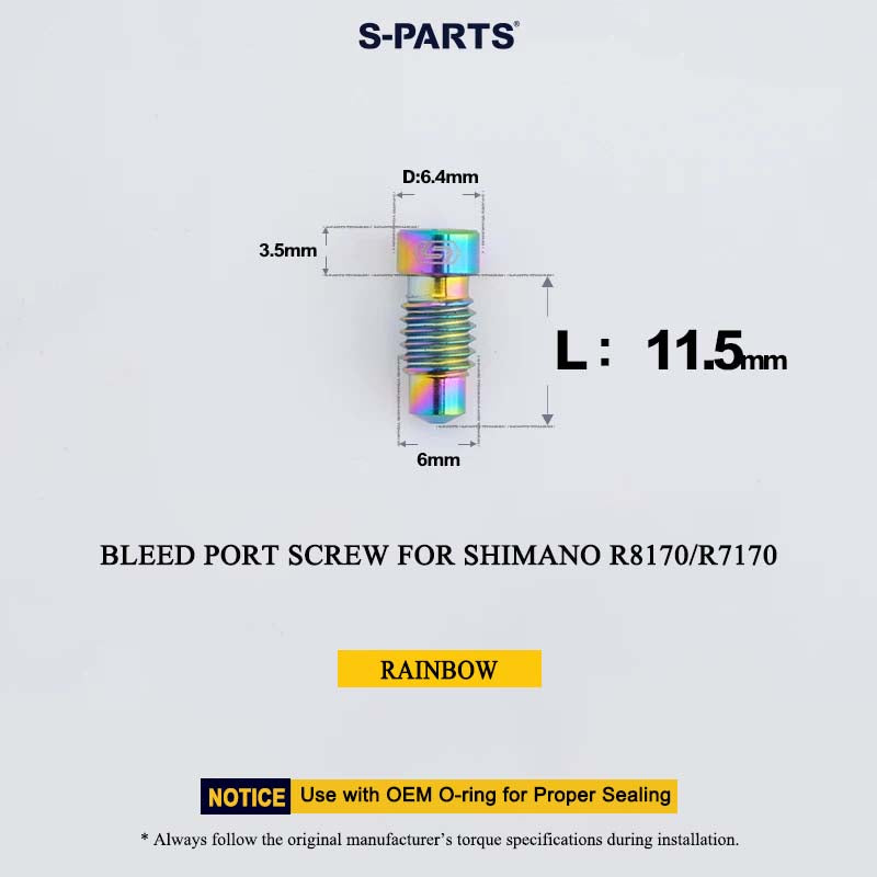 Grade 5 Titanium Disc Brake Bolt Kit for Shimano ULTEGRA R8170 & 105 R7170 – 20pcs