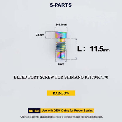 Grade 5 Titanium Disc Brake Bolt Kit for Shimano ULTEGRA R8170 & 105 R7170 – 20pcs