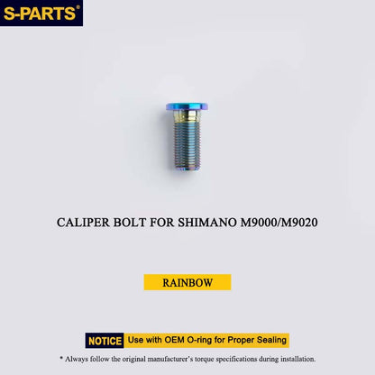 M8 × 17 Titanium Brake Caliper Body Bolts for Shimano XTR M9000 M9020