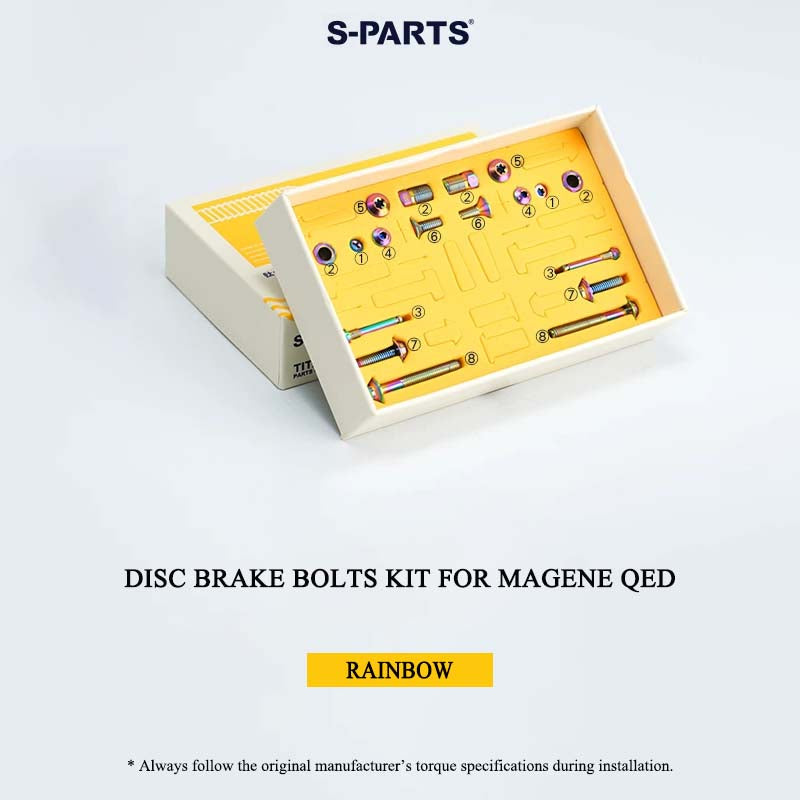 Titanium Disc Brake Bolts & Kit for MAGENE QED | Grade 5 Ti-6Al-4V