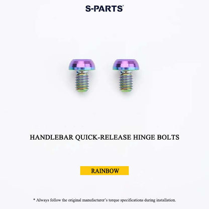 Grade 5 Titanium Bolts for DAHON P10 Folding Bike | CNC-Machined