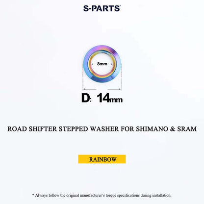 Grade 5 Titanium Shifter Clamp Bolt Kit for Shimano & SRAM Road Shifters