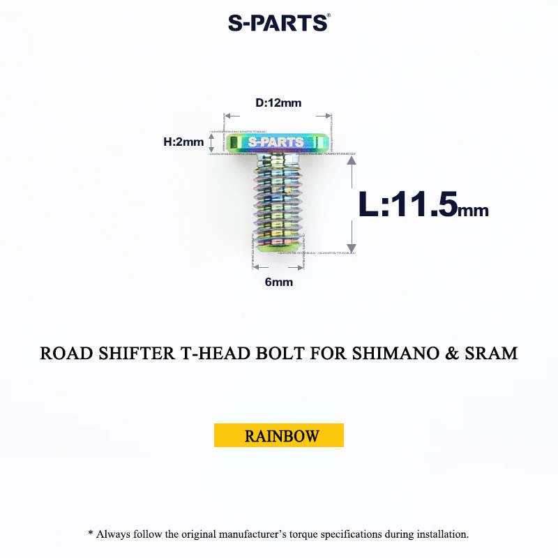 Grade 5 Titanium Shifter Clamp Bolt Kit for Shimano & SRAM Road Shifters