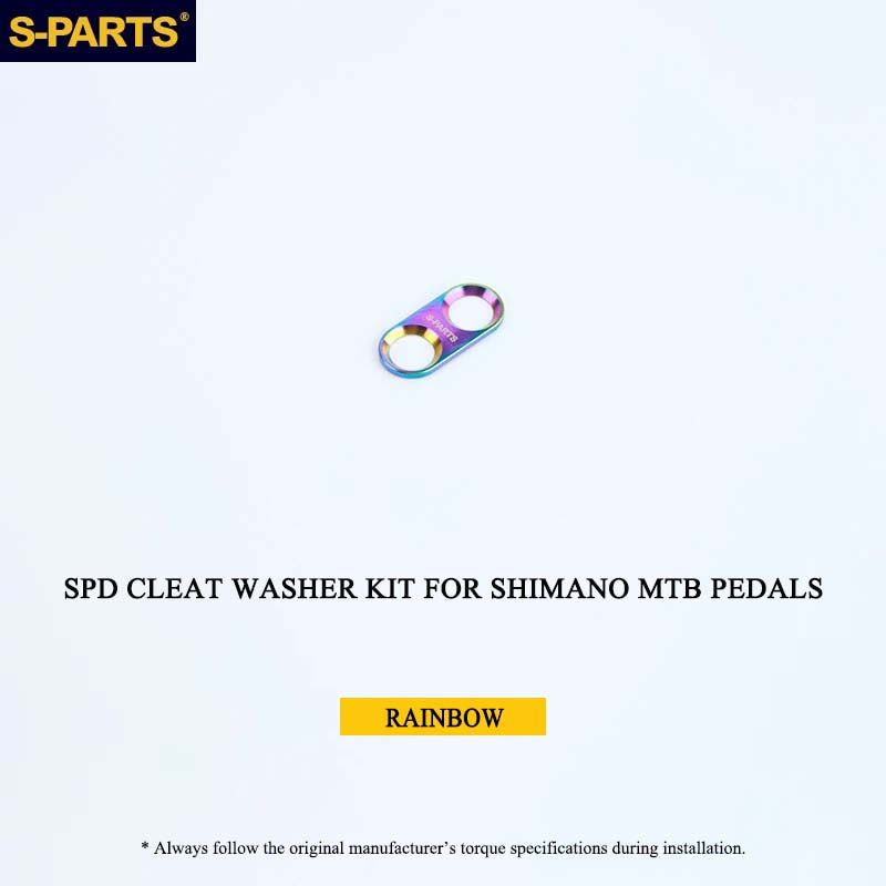 Titanium SPD Cleat Bolt & Washer Kit for Shimano MTB Pedals – Ti-6Al-4V T25 Torx Hardware