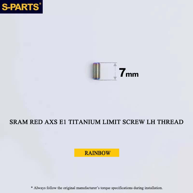 Titanium 8-Bolt Spider Bolt Kit for SRAM RED AXS E1 Crankset – M4 x 8.5mm | 8PCS