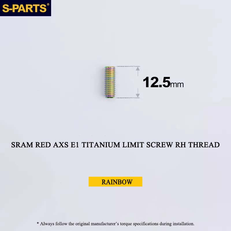Titanium 8-Bolt Spider Bolt Kit for SRAM RED AXS E1 Crankset – M4 x 8.5mm | 8PCS