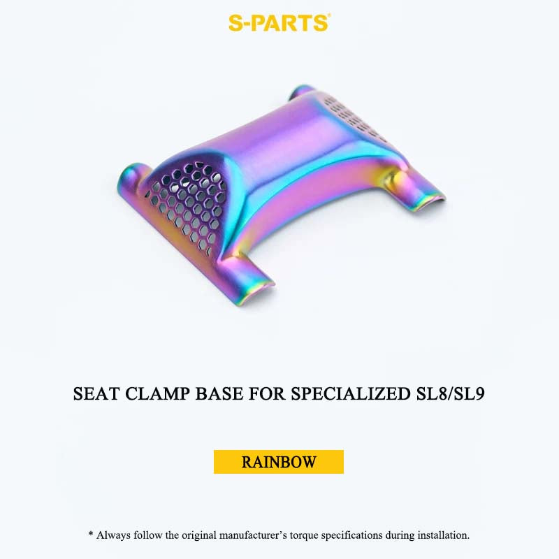 3D Printed Titanium Seat Clamp Kit & Parts for Specialized Tarmac SL8/SL9 Seesaw Seatpost