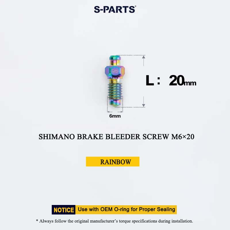 M6×20 Brake Bleeder Screw For Shimano