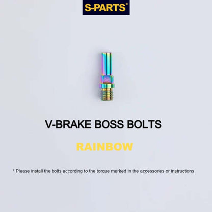 Titanium V-Brake Hardware Upgrade Kit for MTB | V-Brake Boss Bolts