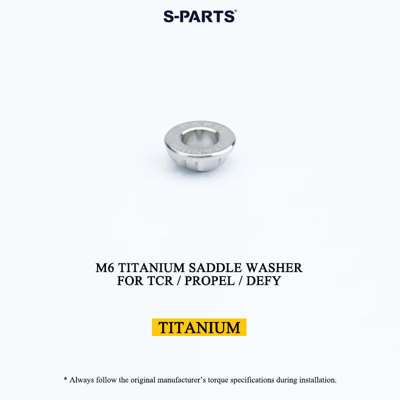M6/M7 Grade 5 Titanium Spherical Saddle Clamp Washers for Giant TCR, Propel & Defy