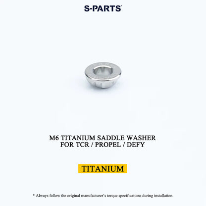 M6/M7 Grade 5 Titanium Spherical Saddle Clamp Washers for Giant TCR, Propel & Defy