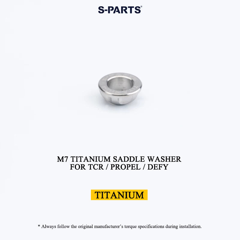 M6/M7 Grade 5 Titanium Spherical Saddle Clamp Washers for Giant TCR, Propel & Defy
