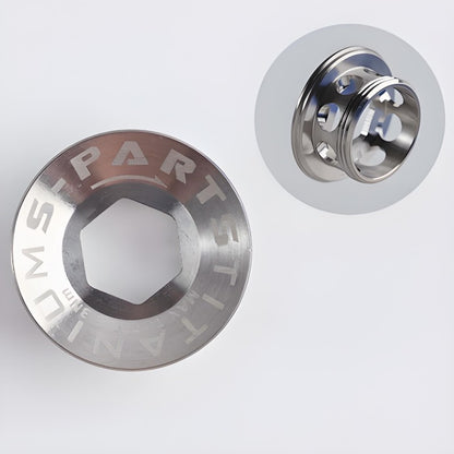 Titanium Crank Arm Fixing Bolt & Cap for Shimano XT / Ultegra / Dura-Ace
