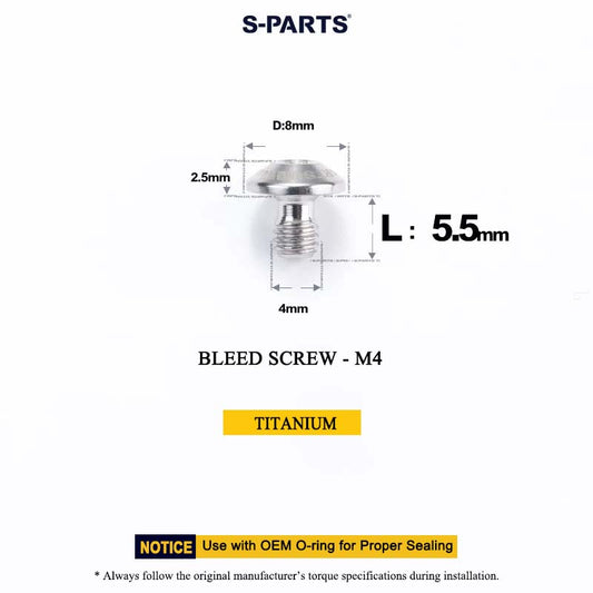 M4*5.5 D8 Bleed Screw for MAVEN