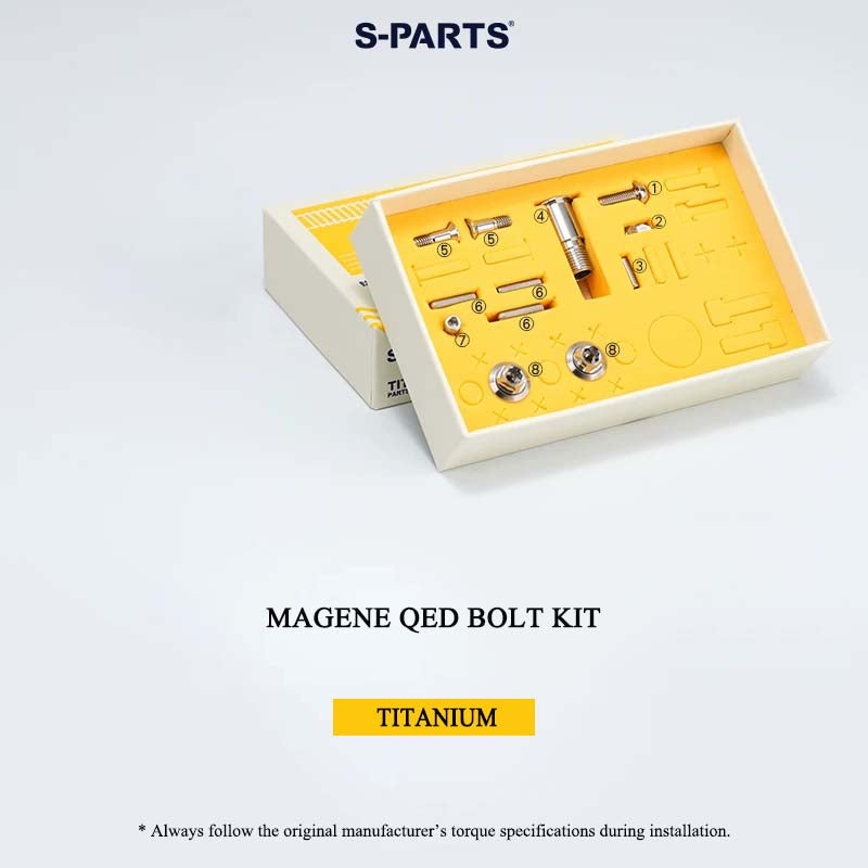 Grade 5 Titanium Bolt Kit for Magene QED Drivetrain Groupset