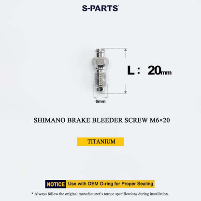 M6×20 Brake Bleeder Screw For Shimano