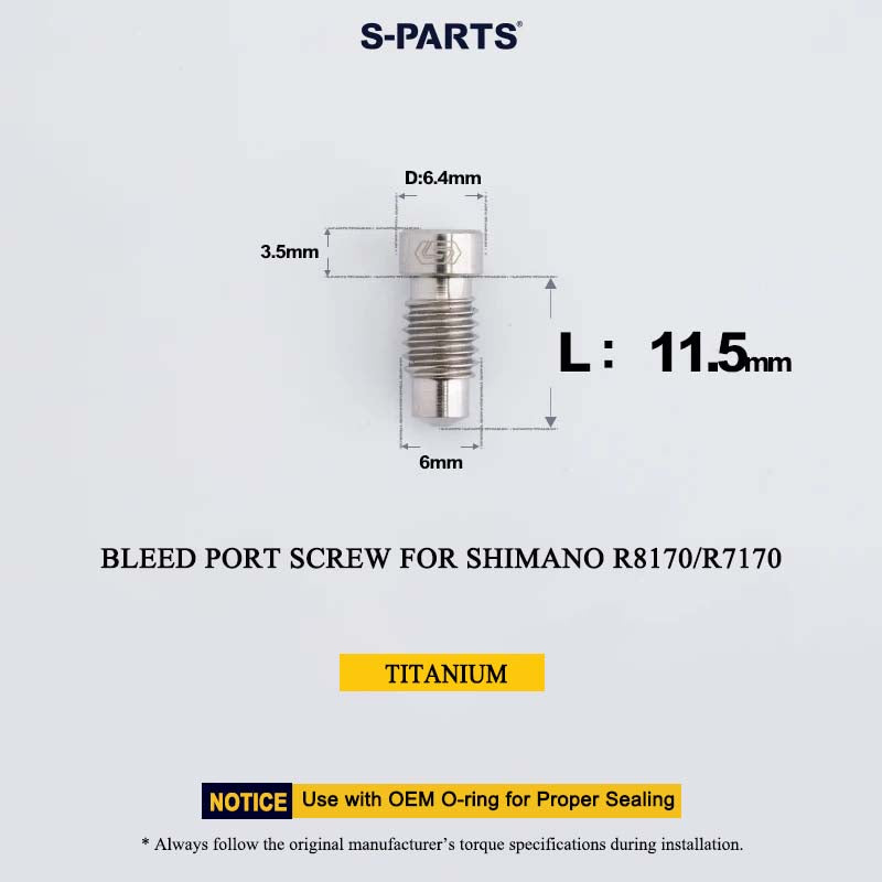 Grade 5 Titanium Disc Brake Bolt Kit for Shimano ULTEGRA R8170 & 105 R7170 – 20pcs