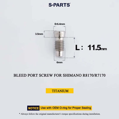 Grade 5 Titanium Disc Brake Bolt Kit for Shimano ULTEGRA R8170 & 105 R7170 – 20pcs