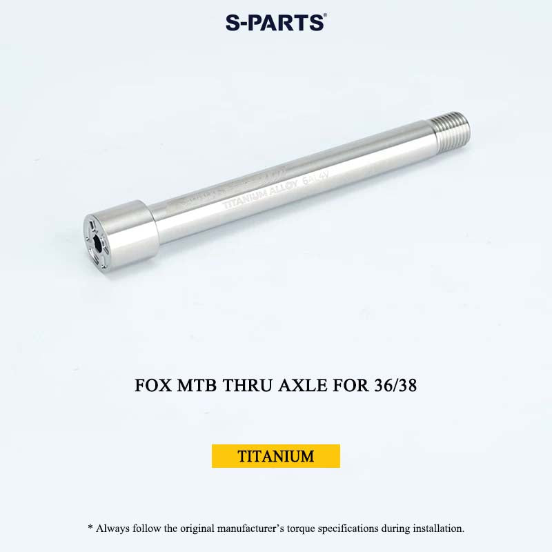 FOX MTB Titanium Air Cap for 32/34/36/38/40 & Thru Axle for 36/38 | Grade 5 Ti-6Al-4V