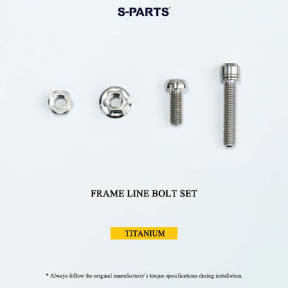 Grade 5 Titanium Bolts for DAHON P10 Folding Bike | CNC-Machined