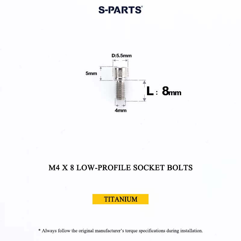Grade 5 Titanium Bolt Kit for Magene QED Drivetrain Groupset