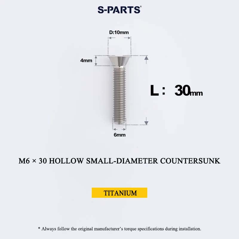 M6 Titanium Headset Top Cap & Expander Plug Bolt – Hollow & SL