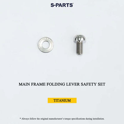 Grade 5 Titanium Bolts for DAHON P10 Folding Bike | CNC-Machined